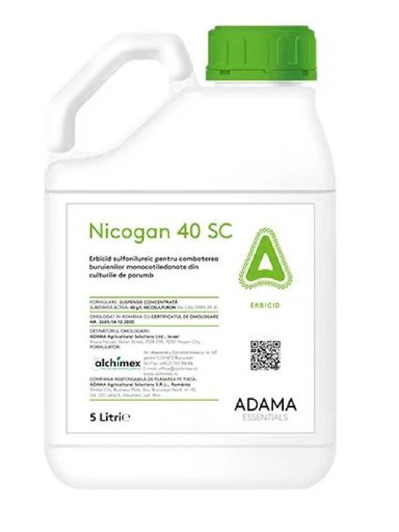 Erbicid NICOGAN 40 OD - 5 Litri, Porumb, Adama