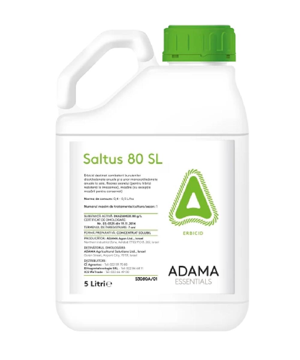 Erbicid SALTUS 80 SL - 5 Litri, Tehnologie Clearfield Floarea Soarelui, Soia, Imazamox, Adama Erbicid SALTUS 80 SL - 5 Litri, Tehnologie Clearfield Floarea Soarelui, Soia, Imazamox, Adama