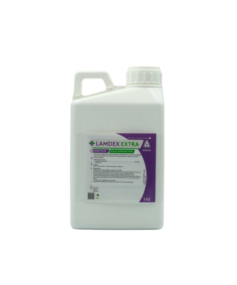 Insecticid LAMDEX EXTRA - 5 kg, Contact, Lambda-cihalotrin, Adama Insecticid LAMDEX EXTRA - 5 kg, Contact, Lambda-cihalotrin, Adama