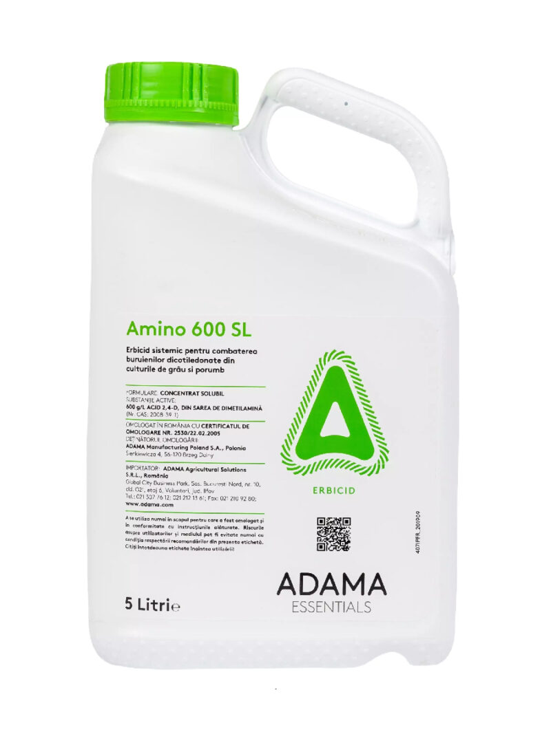 Erbicid AMINO 600 SL - 5 Litri, Postemergent, Adama