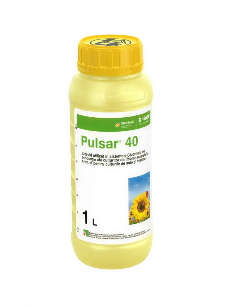 Erbicid PULSAR 40 - 1 Litru, Imazamox, Floarea Soarelui, Mazăre, Soia, Orez, BASF 2