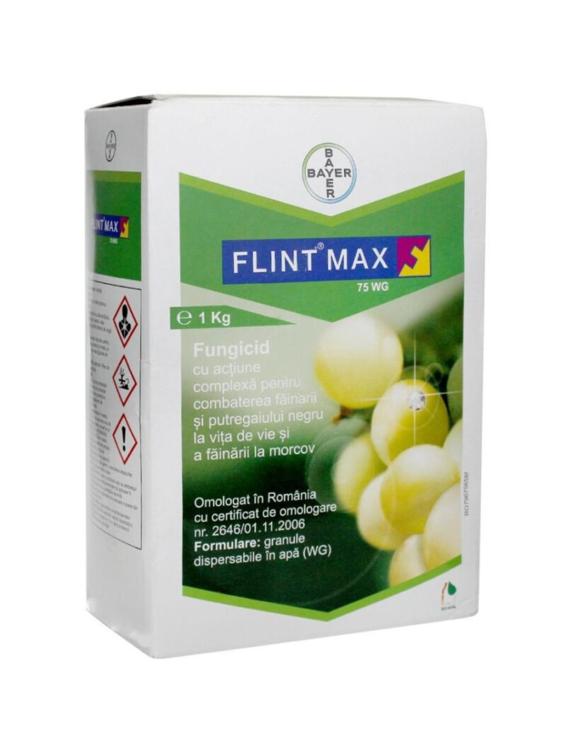 Fungicid FLINT MAX 75 WG - 1 kg, Viță de vie, Morcov, BAYER