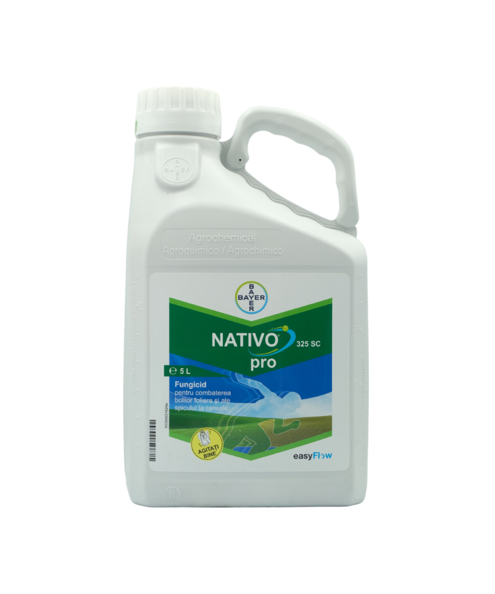 Fungicid NATIVO PRO 325 SC - 5 Litri, Grâu, Orz, Triticale, Sistemic, BAYER