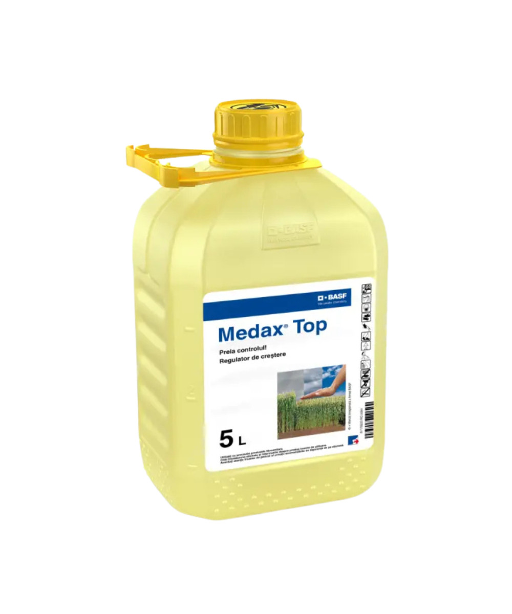 Regulator de creștere MEDAX TOP - 5 Litri, Cereale, Grâu, Orz, Secară, Triticale, BASF