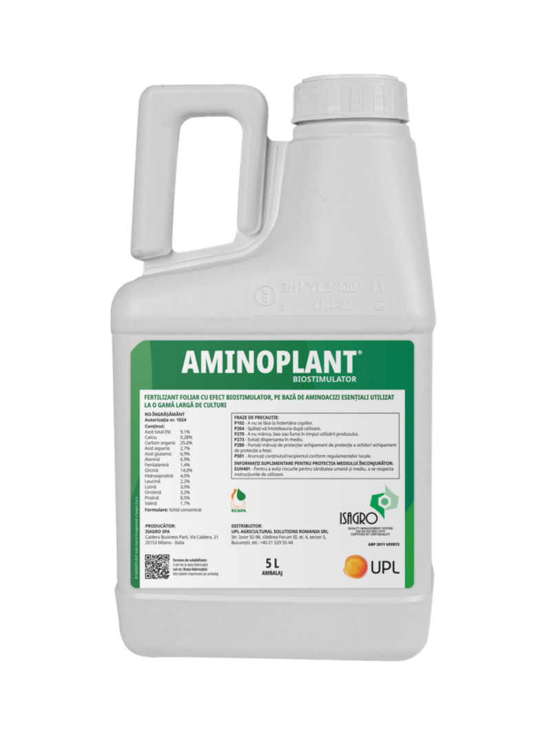 Biostimulator AMINOPLANT - 5 Litri, UPL