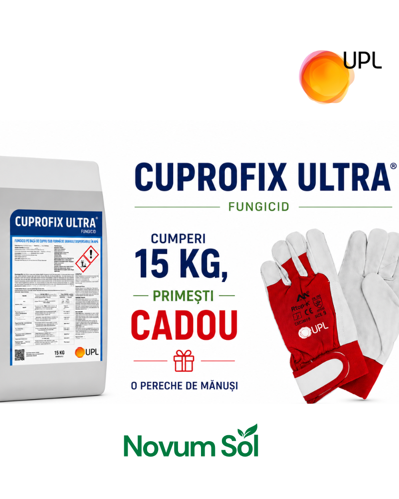 Fungicid CUPROFIX ULTRA - 15 kg, Sulfat de cupru tribazic, UPL