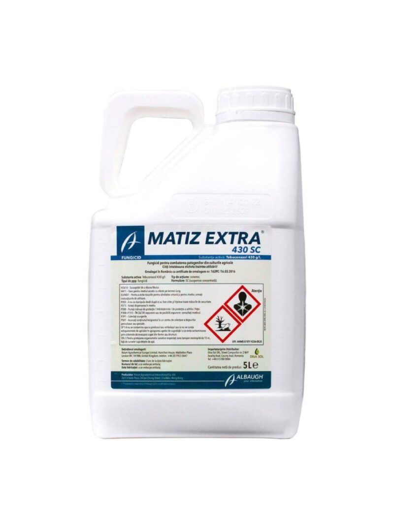 Fungicid MATIZ EXTRA 430 SC – 5 Litri,Tebuconazol, Albaugh