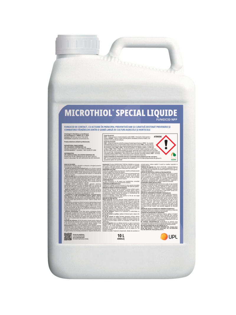Fungicid MICROTHIOL SPECIAL LIQUIDE - 10 Litri, UPL