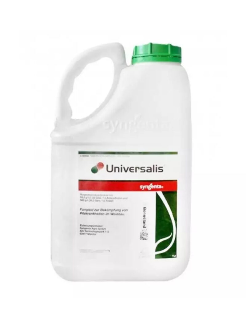 Fungicid UNIVERSALIS 593 SC - 10 Litri, Sistemic, Azoxistrobin 93,5 g_l + Folpet 500 g_l, Vita de vie, Syngenta