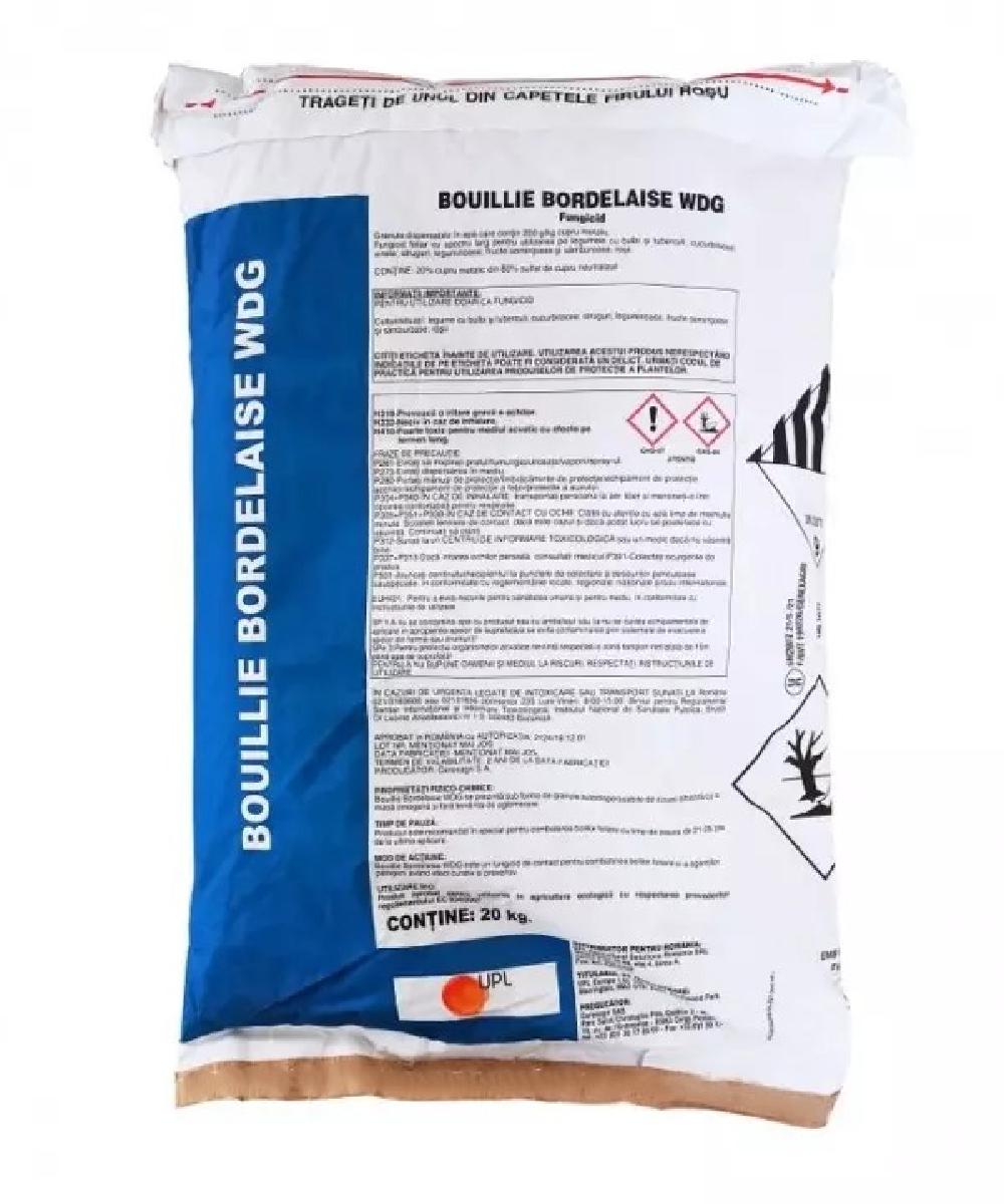 Fungicid ZEAMA BORDELEZE BOUILLE BORDELAISE - 20 kg, Cupru metalic, UPL Fungicid ZEAMA BORDELEZE BOUILLE BORDELAISE - 20 kg, Cupru metalic, UPL