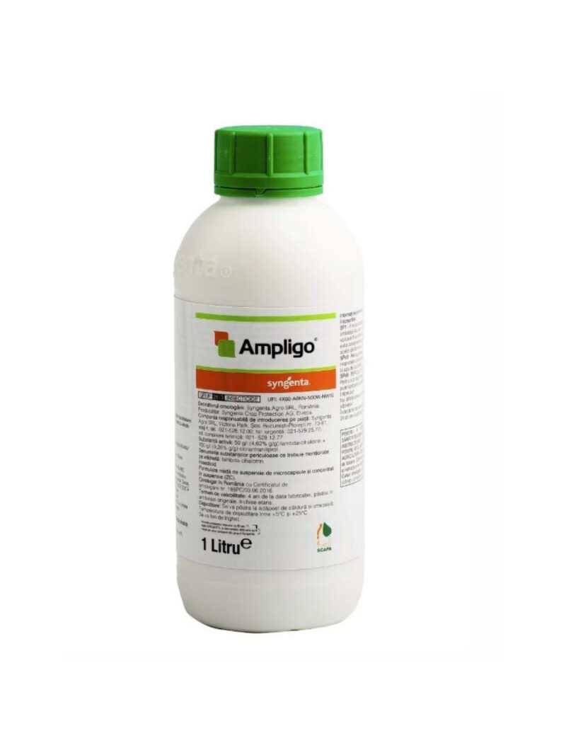 Insecticid AMPLIGO - 1 Litru, Contact, Lambda-cihalotrin, Clorantraniliprol, Syngenta