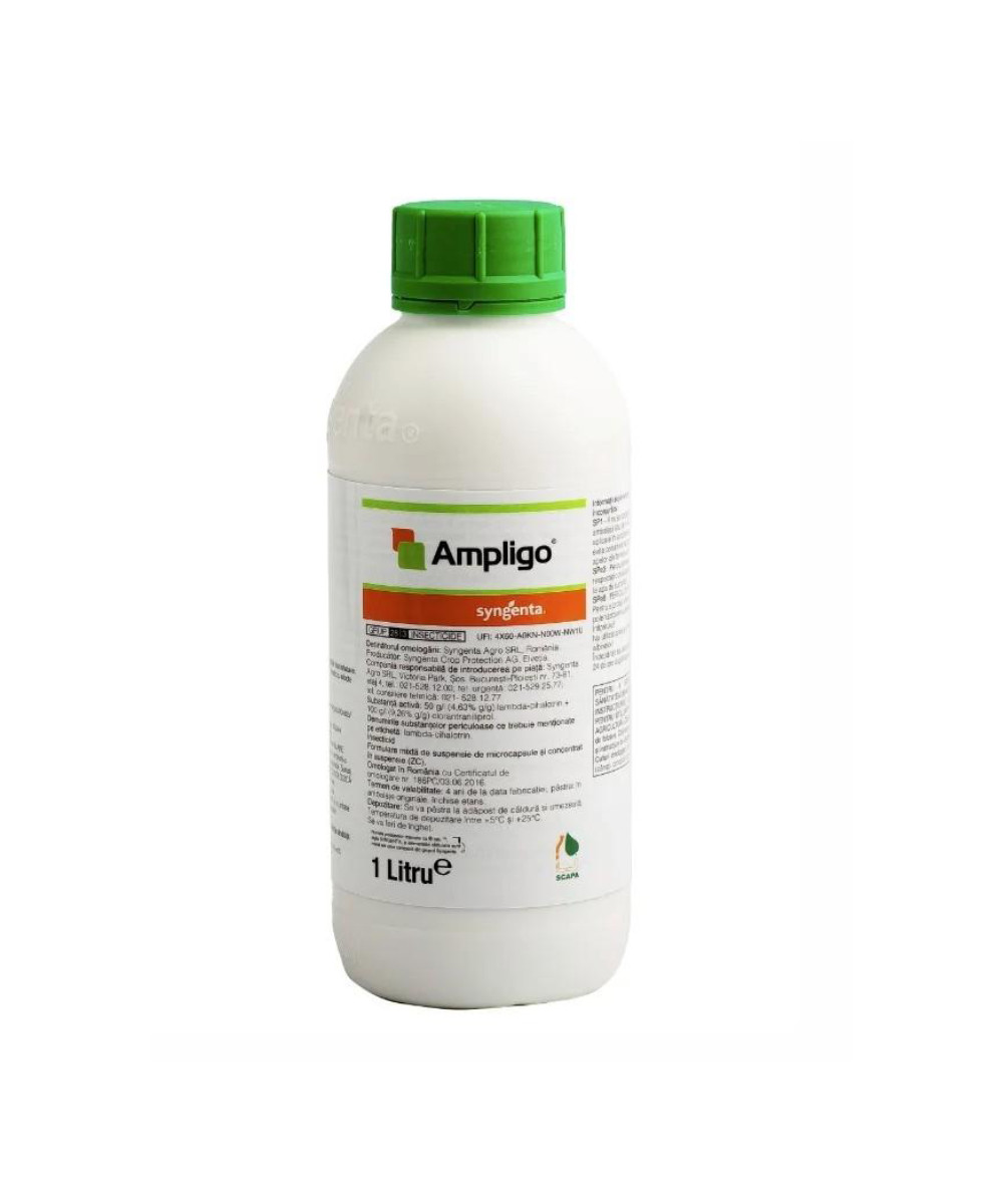 Insecticid AMPLIGO - 1 Litru, Contact, Lambda-cihalotrin, Clorantraniliprol, Syngenta