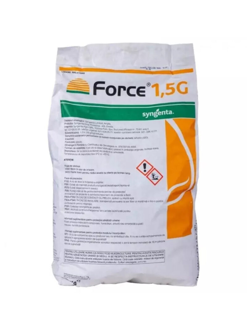 Insecticid Force 1.5 G, - 20 kg, Teflutrin, Sistemic, Syngenta
