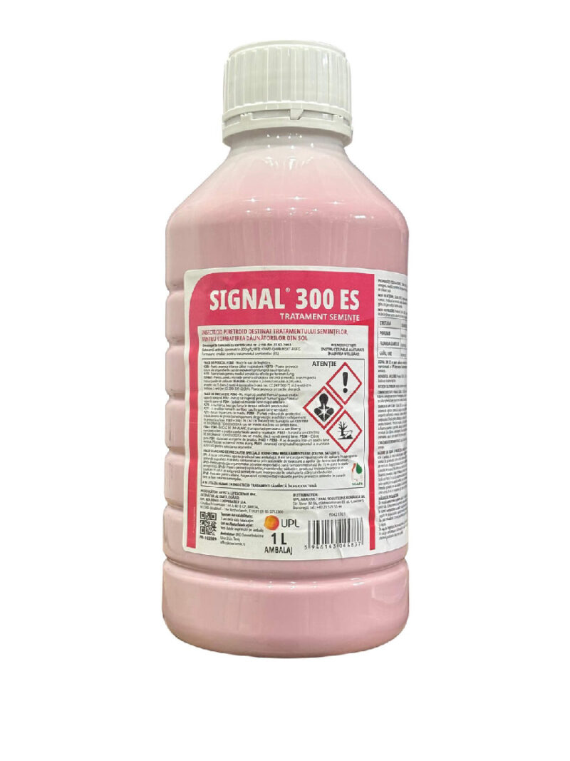 Insecticid Tratament Samanta SIGNAL 300 ES - 1 Litru, Floare, Porumb, Grau, Orz, Viermii sarma, UPL