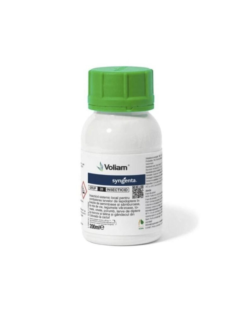 Insecticid VOLIAM - 200 ml, Acaricid sistemic, Chlorantraniliprol 200 g_l, măr, păr, pepene, tomate, vinete, ardei, castraveți, dovlecei, fasole, căpșun, Syngenta