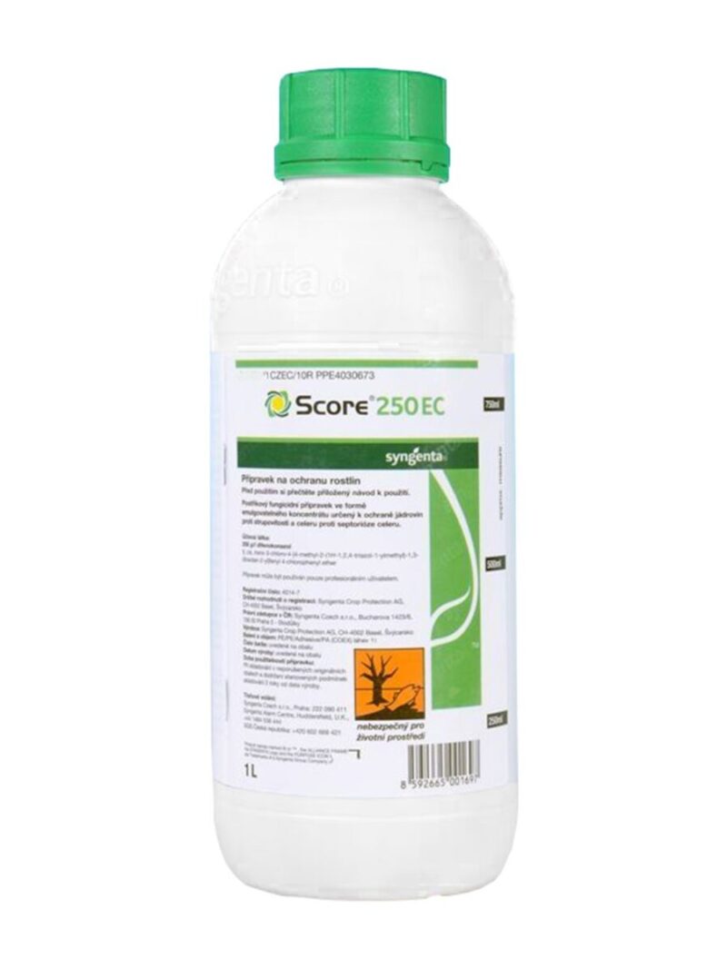 Fungicid SCORE 250 EC - 1 Litru, Difenoconazol 250 g/l, Rapan, Monilioza, Fainare, Alternarioza, Basicarea frunzelor, Syngenta,