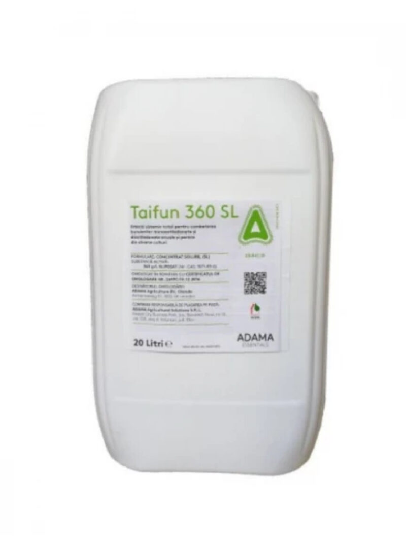 Erbicid total TAIFUN 360 SL - 20 Litri, Adama, Glifosat 360g