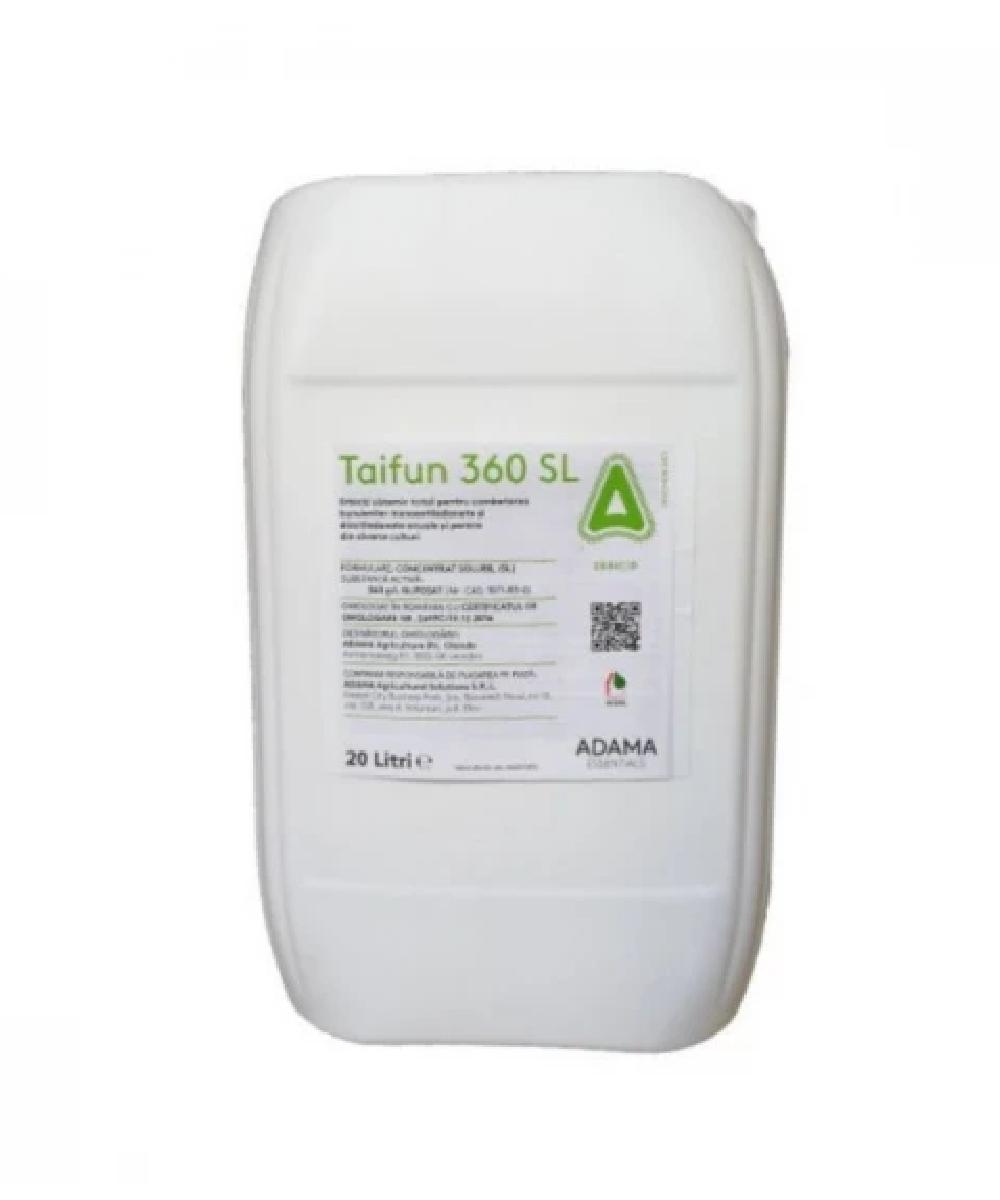 Erbicid total TAIFUN 360 SL - 20 Litri, Adama, Glifosat 360g Erbicid total TAIFUN 360 SL - 20 Litri, Adama, Glifosat 360g