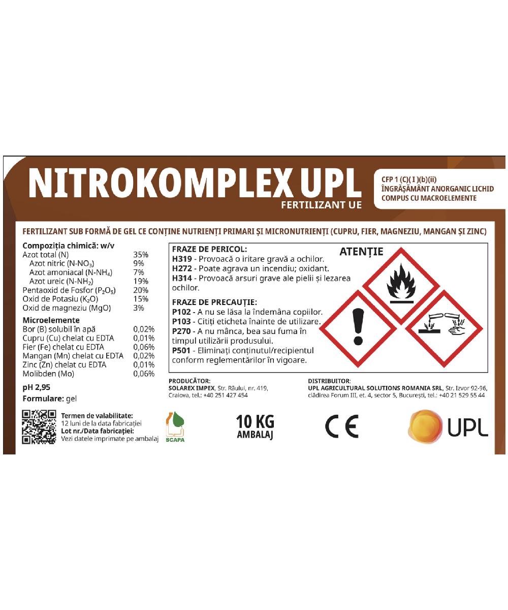 Nitrokomplex, UPL, 10, kg, fertilizant, ingrasamant