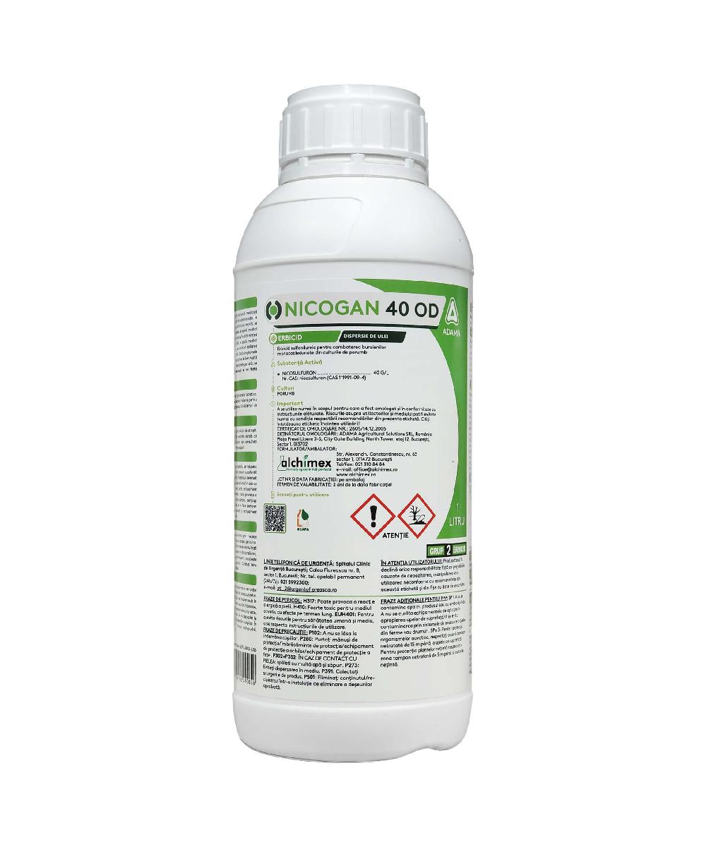 Erbicid NICOGAN 40 OD, 1 Litru, Adama, Postemergent, porumb Erbicid NICOGAN 40 OD, 1 Litru, Adama, Postemergent, porumb