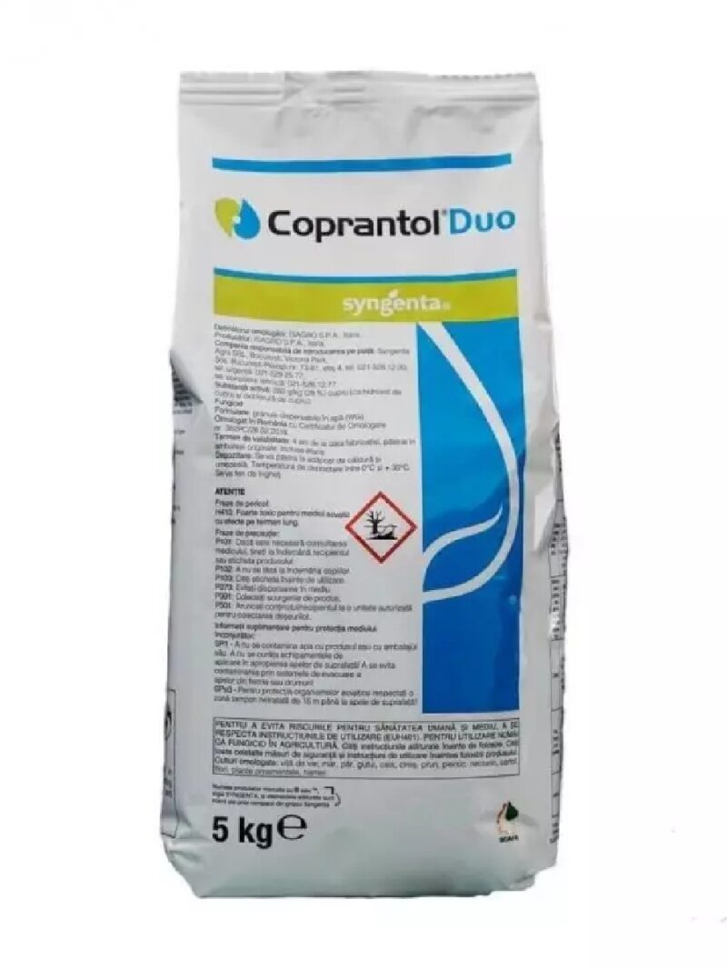 Fungicid COPRANTOL DUO - 5 kg, Syngenta, Contact, cupru