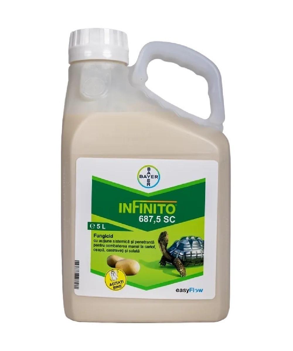 Fungicid INFINITO 687,5 SC - 5 Litri, Mana, Sistemic, Bayer Fungicid INFINITO 687,5 SC - 5 Litri, Mana, Sistemic, Bayer