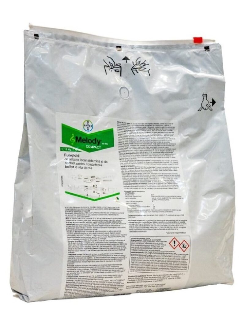 Fungicid MELODY COMPACT 49 WG - 6 Kg, Sistemic, Vita de vie, Bayer