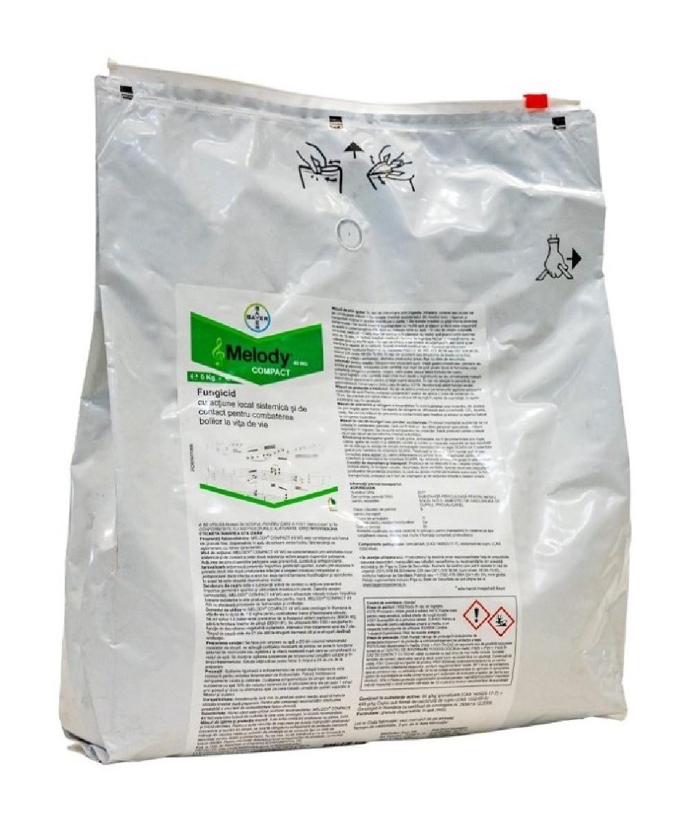 Fungicid MELODY COMPACT 49 WG - 6 Kg, Sistemic, Vita de vie, Bayer Fungicid MELODY COMPACT 49 WG - 6 Kg, Sistemic, Vita de vie, Bayer