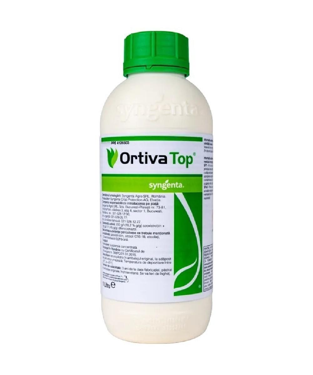 Fungicid ORTIVA TOP - 1 Litru, Contact, Azoxistrobin, Difenoconazol, Syngenta Fungicid ORTIVA TOP - 1 Litru, Contact, Azoxistrobin, Difenoconazol, Syngenta