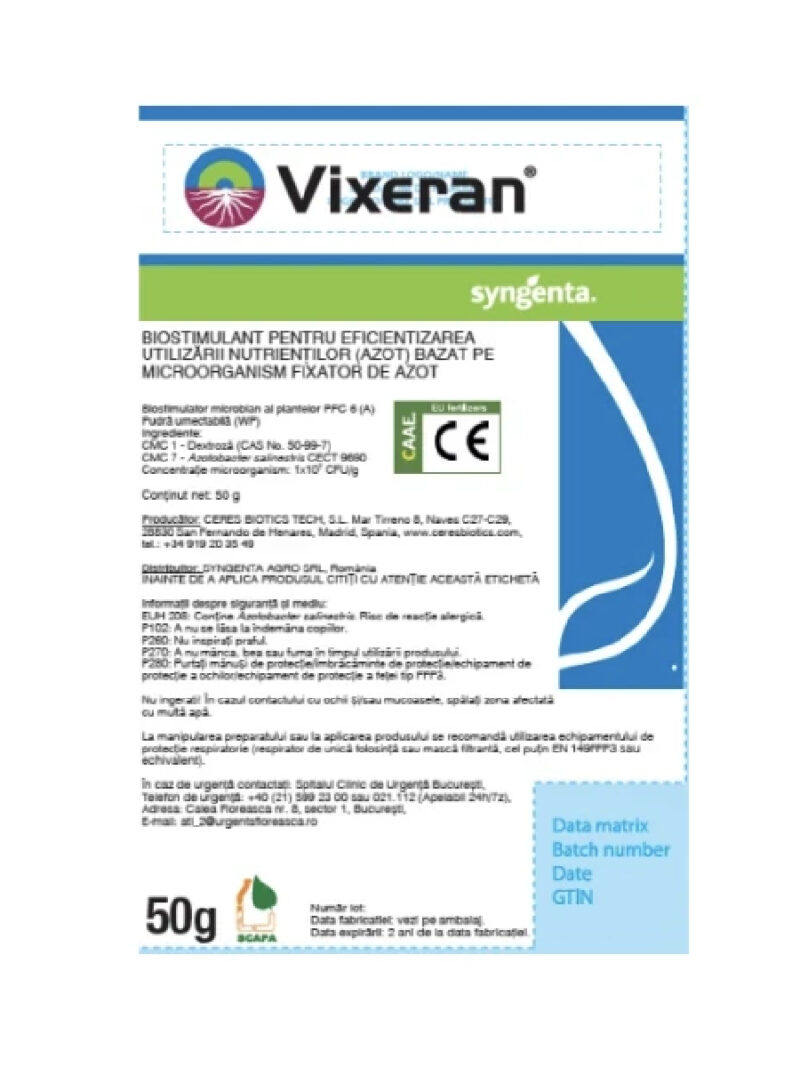 Biostimulator VIXERAN - 50 Grame, Syngenta