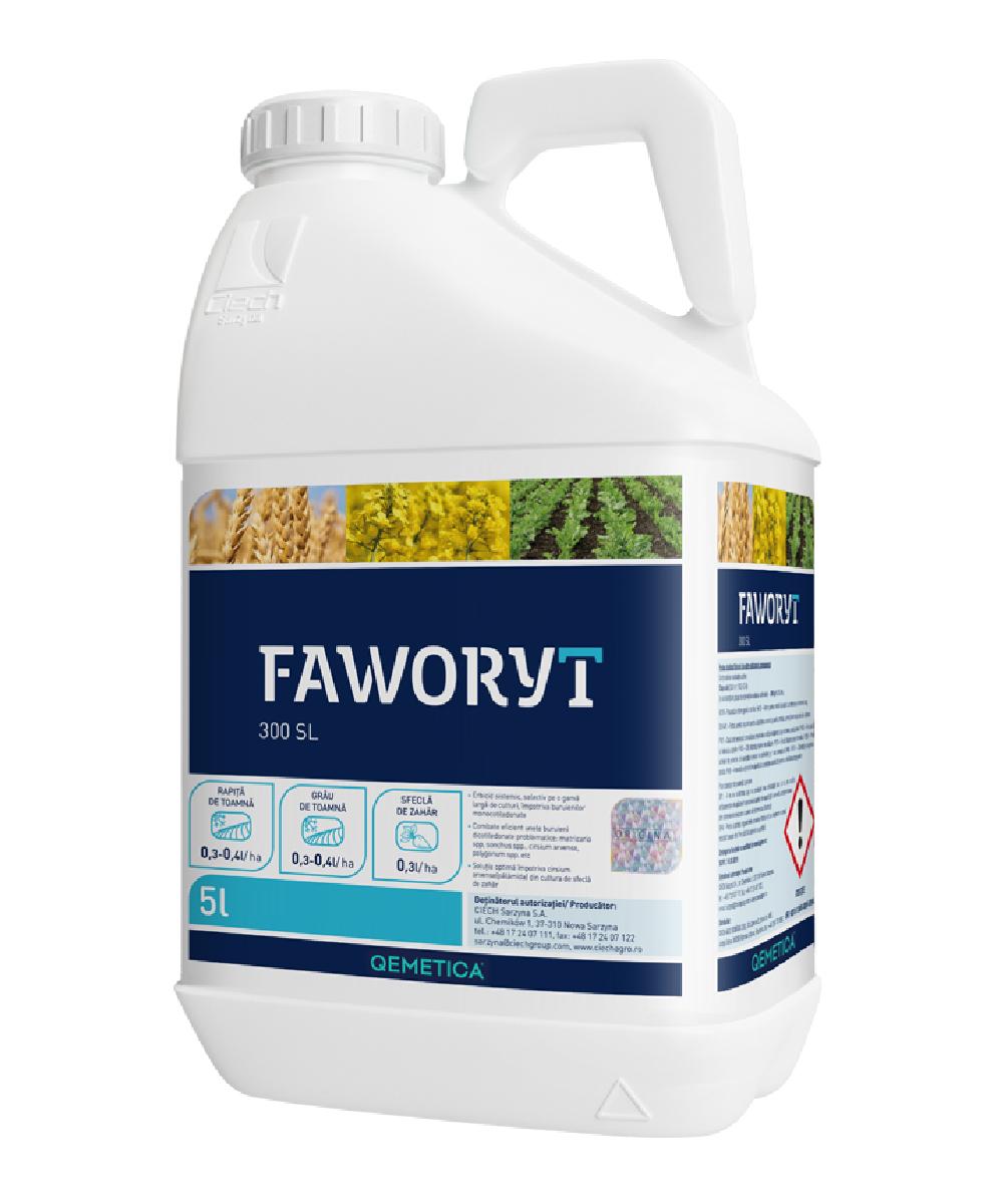Erbicid FAWORYT 300 SL - 5 Litri, Rapita de toamna, Grau, Sfecla de zahar, QEMETICA