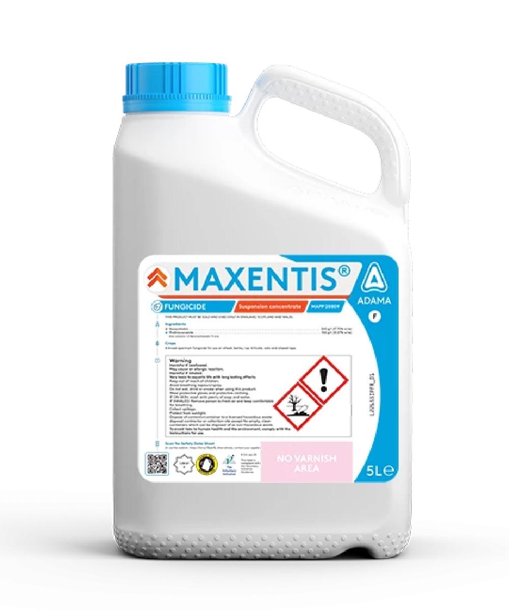 Fungicid MAXENTIS SC - 5 Litri, Grâu, Orz, Triticale, Secară, Rapiță, Floarea-soarelui, Adama