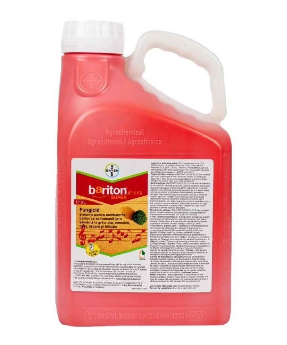 Fungicid Tratament Samanta BARITON SUPER 97,5 FS - 5 Litri, Contact, Bayer Fungicid Tratament Samanta BARITON SUPER 97,5 FS - 5 Litri, Contact, Bayer