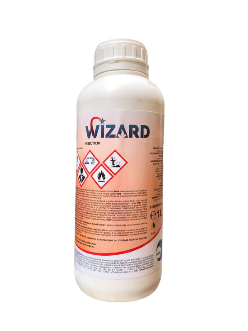 Insecticid WIZARD - 1 Litru, Grâu, Varză, Măr, Viță de vie, Rapiță, Sumi Agro