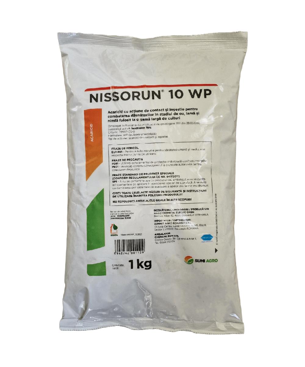 Insecticid acaricid NISSORUN 10 WP - 1 kg, Legume, Rosii, Ardei, Vita de vie, Sumi Agro Insecticid acaricid NISSORUN 10 WP - 1 kg, Legume, Rosii, Ardei, Vita de vie, Sumi Agro