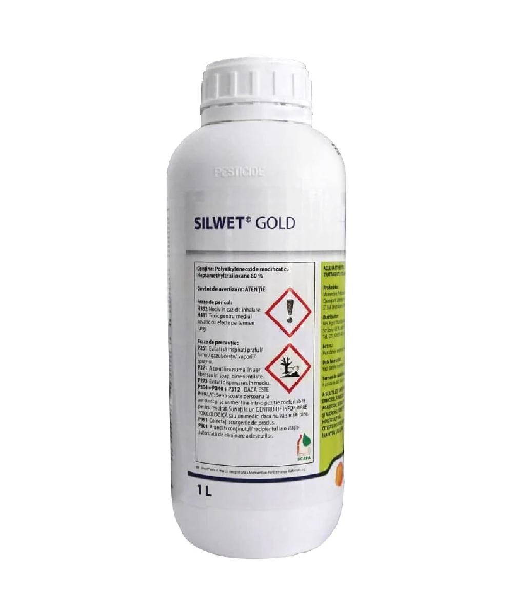 Adjuvant SILWET GOLD - 1 Litru, Cereale, Legume, Floarea soarelui, UPL Adjuvant SILWET GOLD - 1 Litru, Cereale, Legume, Floarea soarelui, UPL