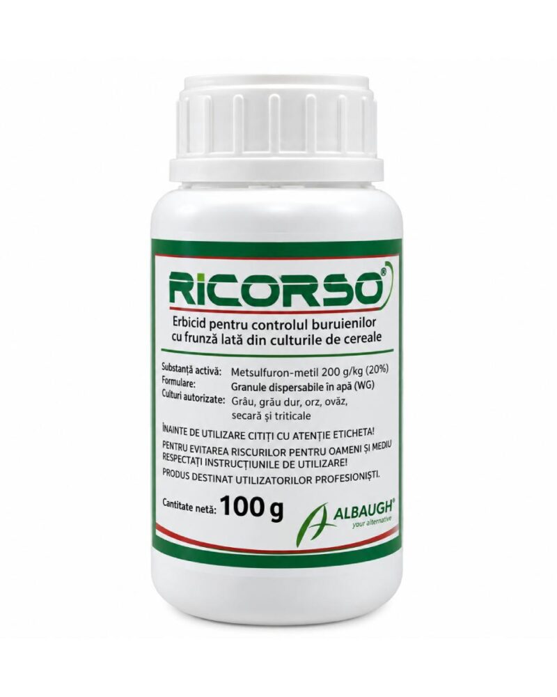 Erbicid RICORSO - 100 g, Metsulfuron-metil, Sistemic, Cereale, Albaugh