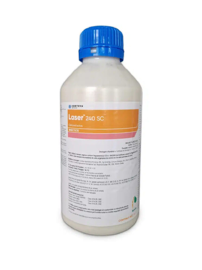 Insecticid LASER 240 SC - 1 Litru, Contact, Pomi fructiferi, Vita de vie, Legume, Corteva