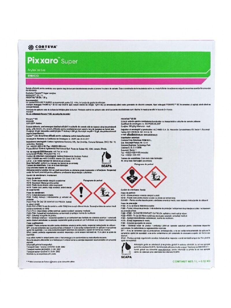Pachet PIXXARO SUPER - 1 Litru + 0.12 kg - Pachet tehnologic cereale 4 ha, Corteva